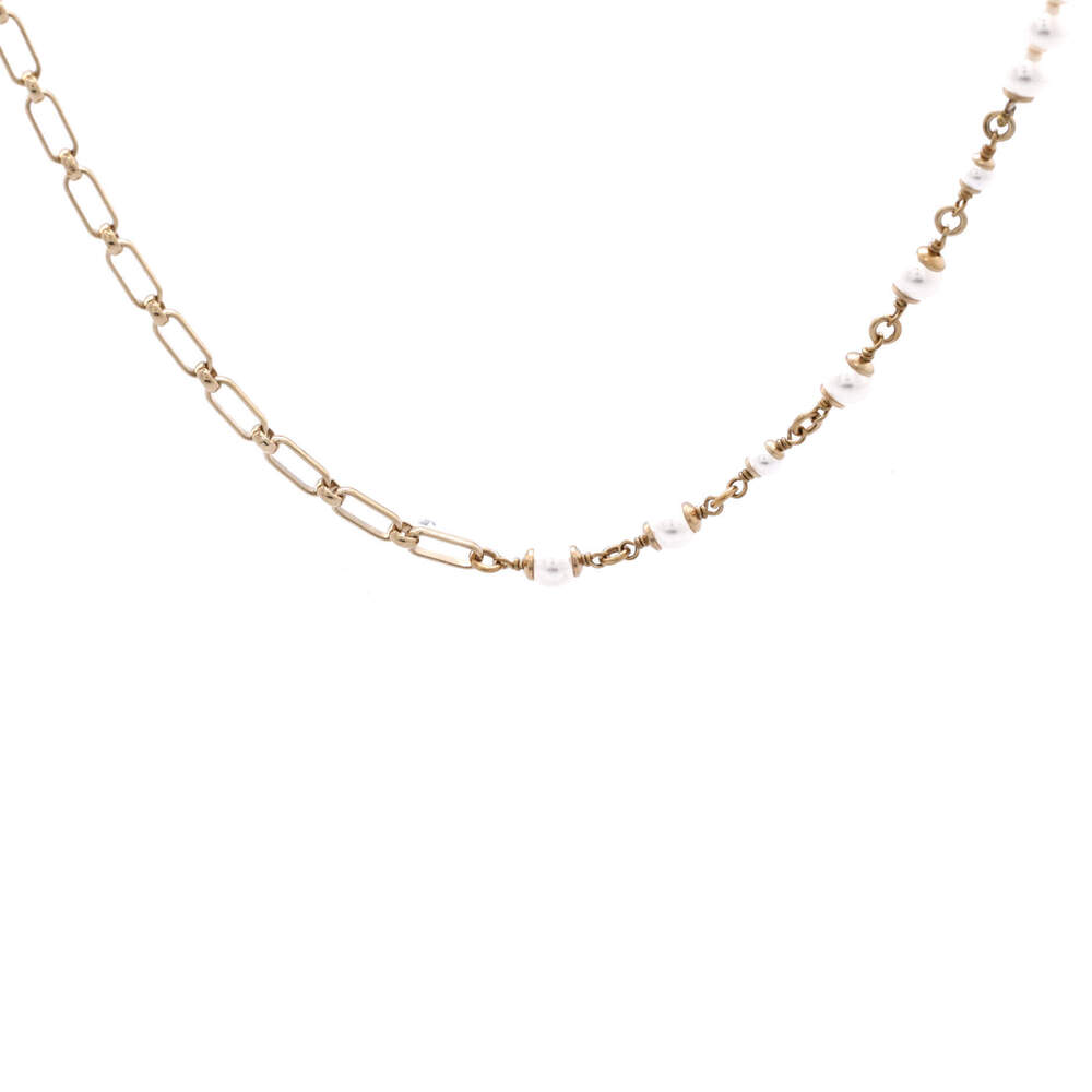 Chanel Long Logo Necklace